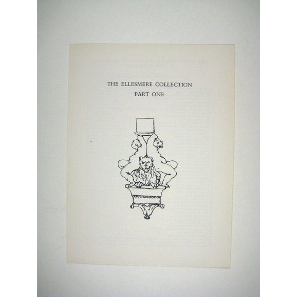 Sotheby's Auction Catalog Ellesmere Collection Part II Drawings Romano 1972 - Picture 3 of 10